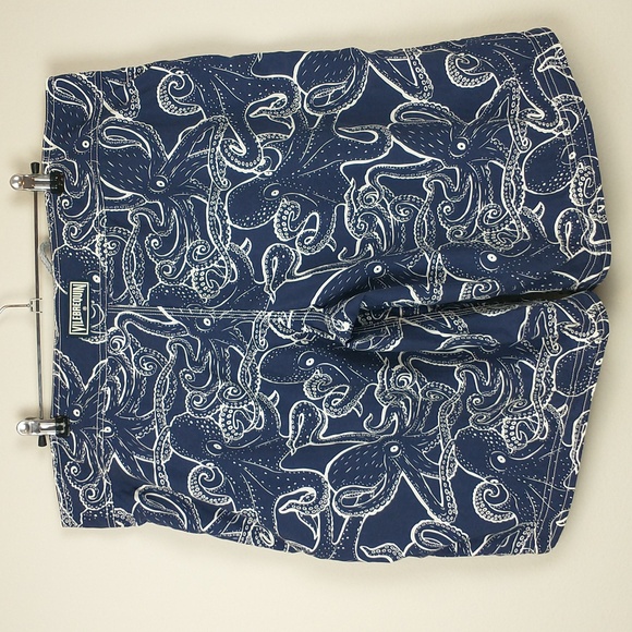 Vilebrequin Navy and White Octopus Swim Trunks - Picture 6 of 12